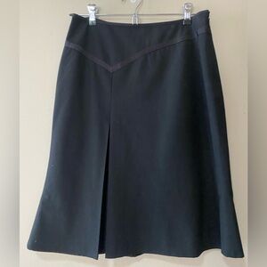 The Limited black A-line skirt